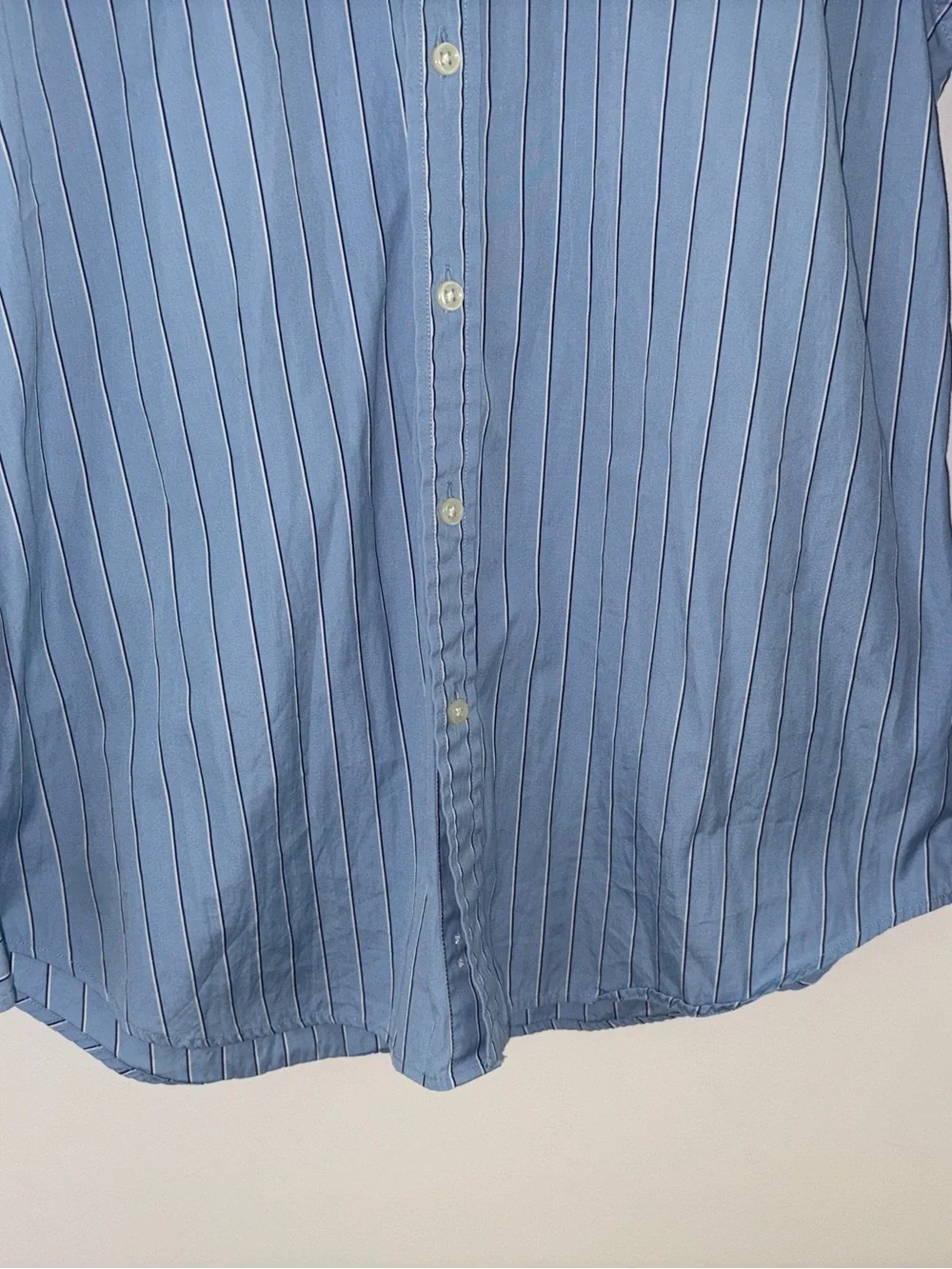 NWOT Ralph Lauren striped button down shirt boy's L 16/18